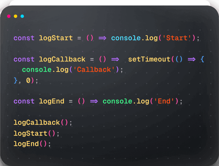 You probably won't have any trouble reading this code snippet.