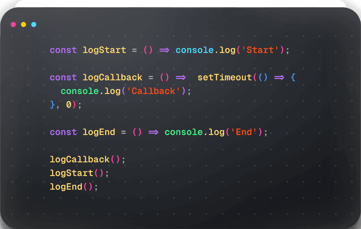 You probably won't have any trouble reading this code snippet.